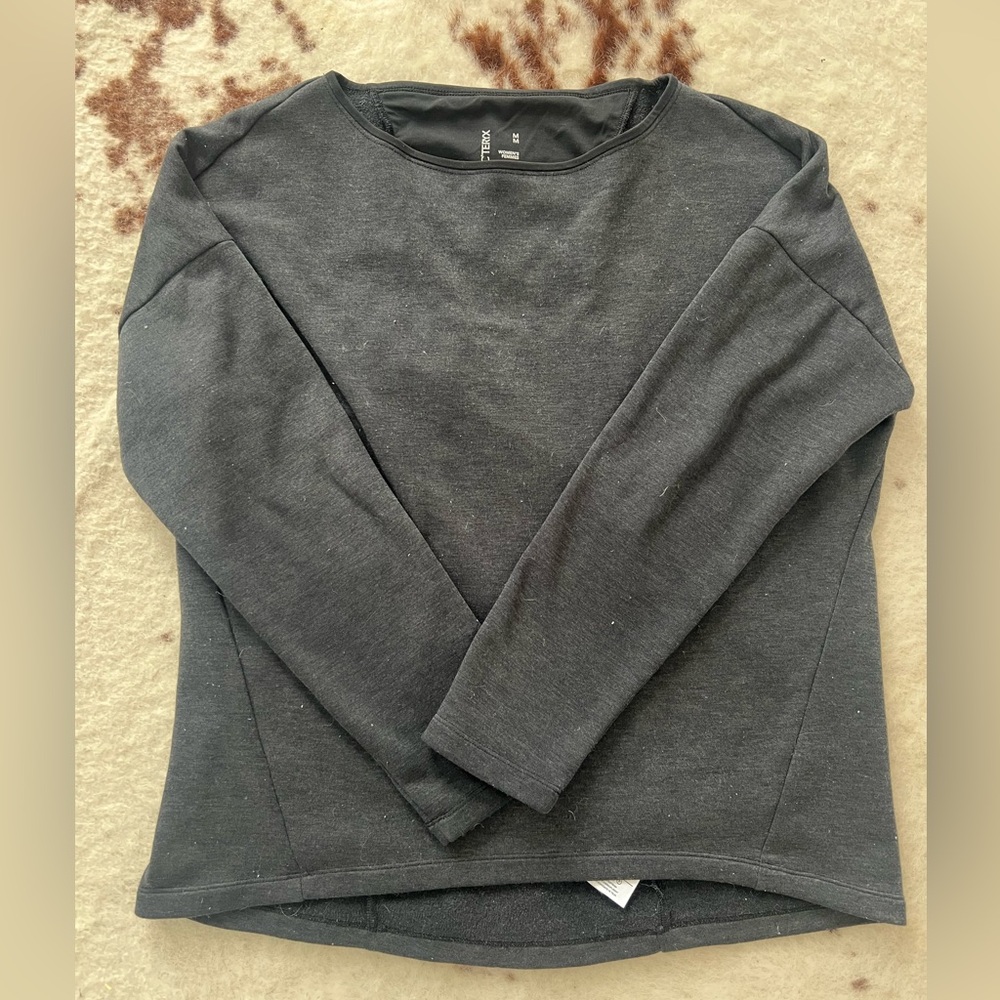 Arcteryx Boatneck Sweatshirt, Medium, Gray